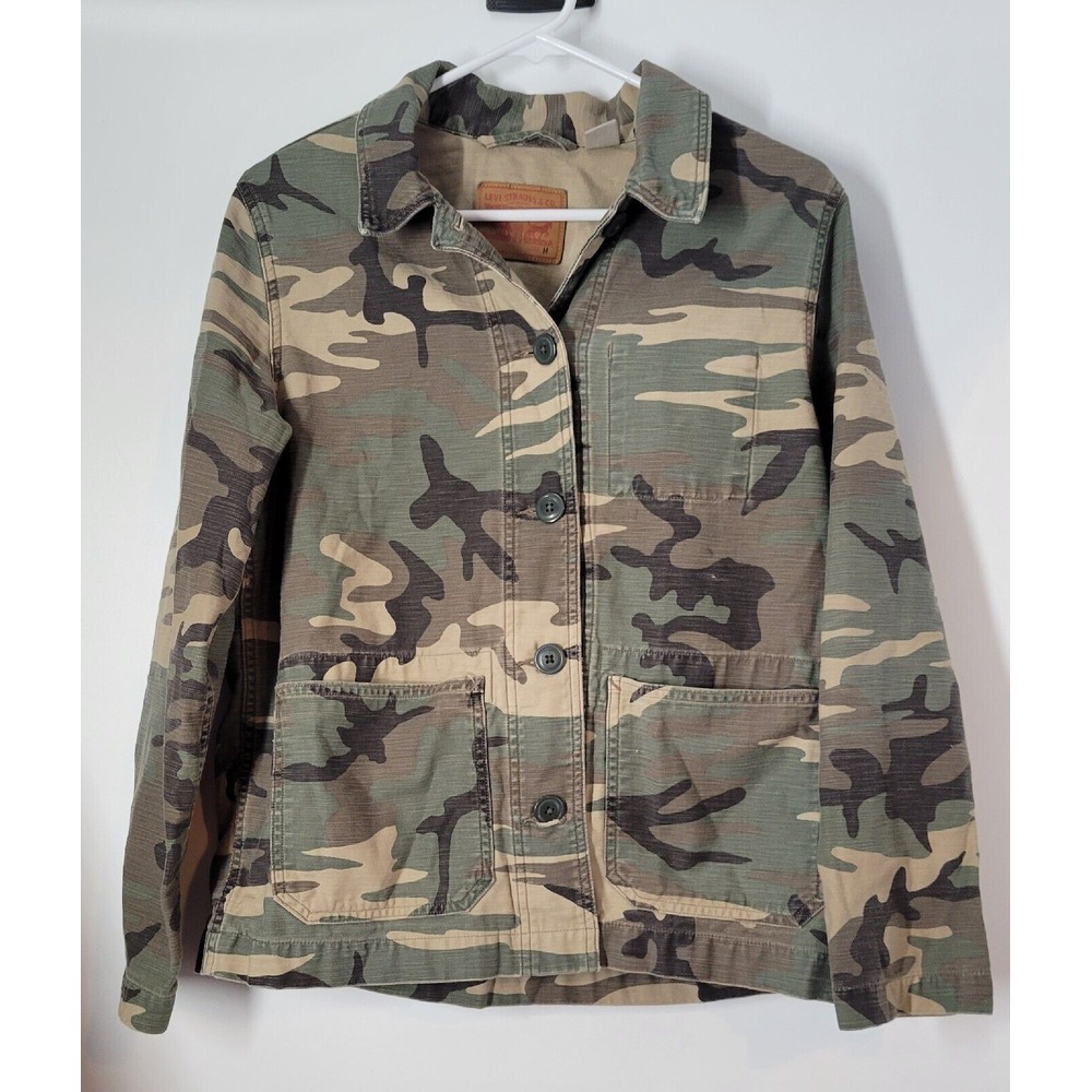 Women's medium Levi‎ Straus co Camo jacket